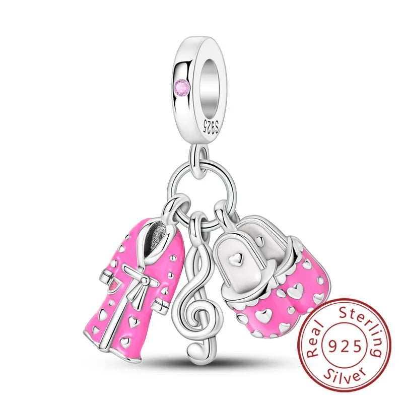RomiVega 925 Sterling Silver Charms— Hobby Series Collection