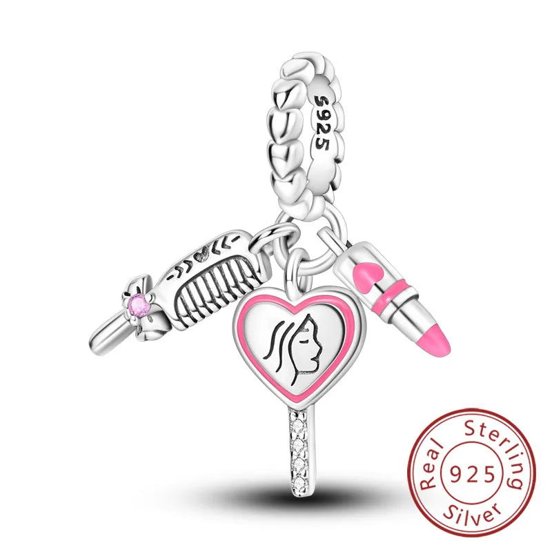 RomiVega 925 Sterling Silver Charms— Hobby Series Collection