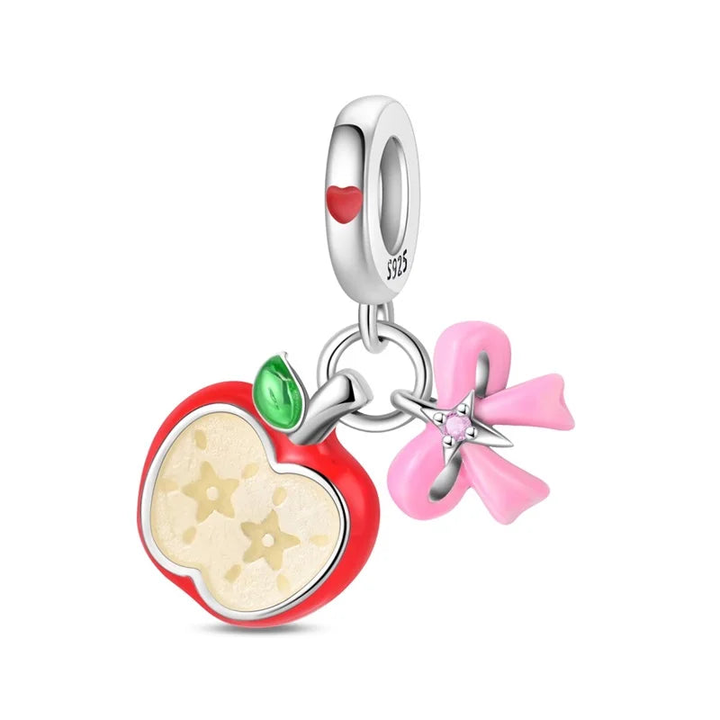 RomiVega 925 Sterling Silver Charms— So Berry Fruity Series Collection