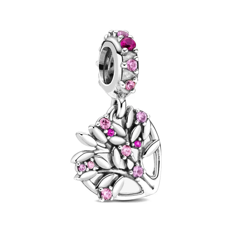 RomiVega 925 Sterling Silver Charms—Mommy & Me Series Collection