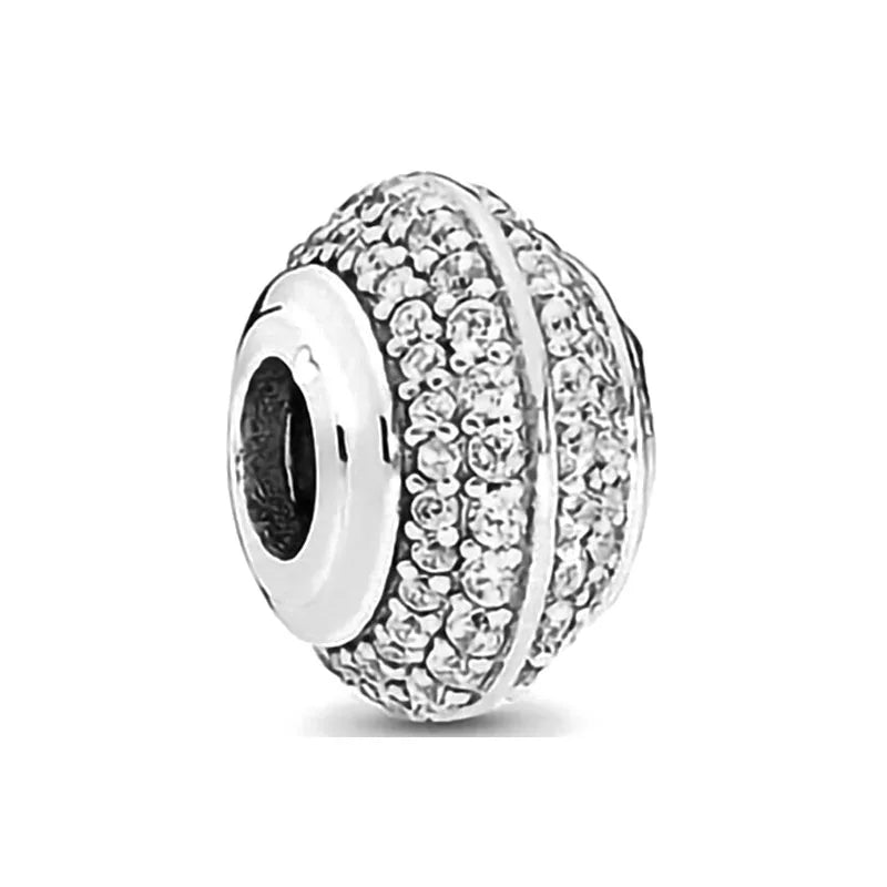 RomiVega 925 Sterling Silver Charms—White Series Collection