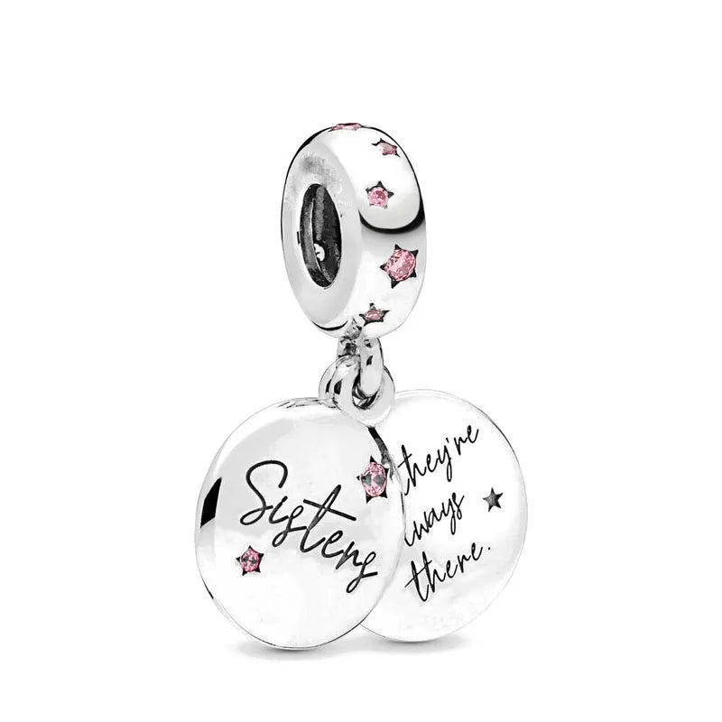 RomiVega 925 Sterling Silver Charms—Mommy & Me Series Collection