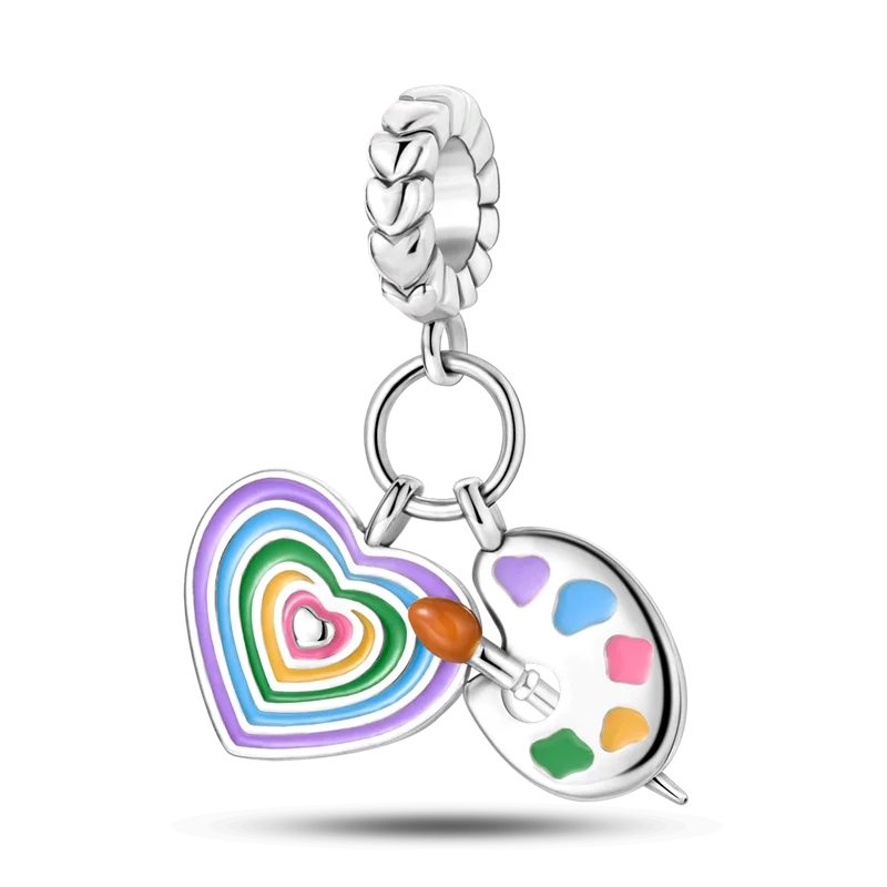 RomiVega 925 Sterling Silver Charms— Hobby Series Collection