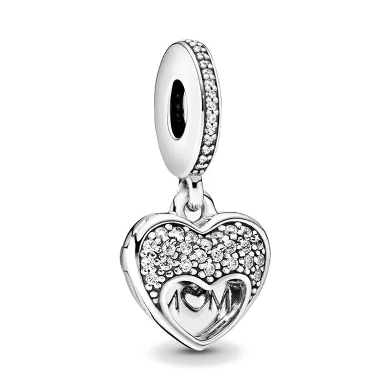 RomiVega 925 Sterling Silver Charms—White Series Collection