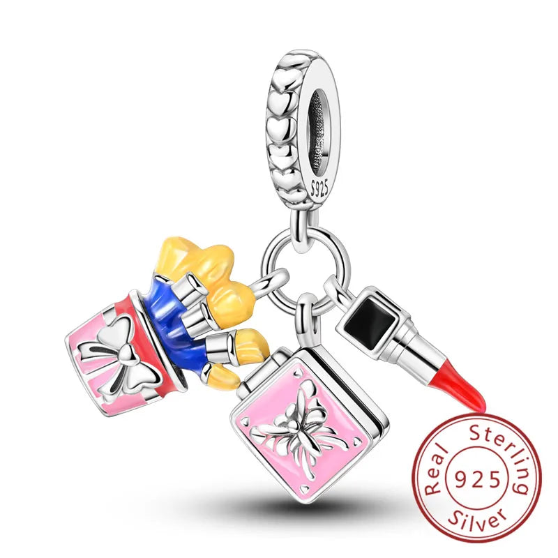 RomiVega 925 Sterling Silver Charms— Hobby Series Collection