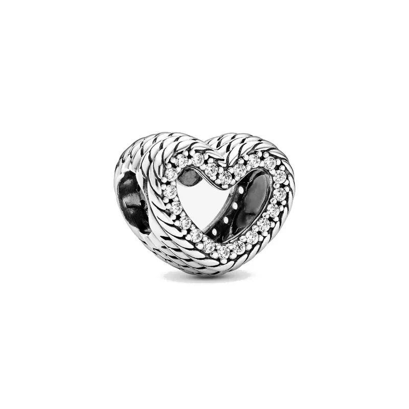 RomiVega 925 Sterling Silver Charms—White Series Collection