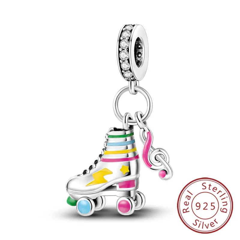 RomiVega 925 Sterling Silver Charms— Hobby Series Collection