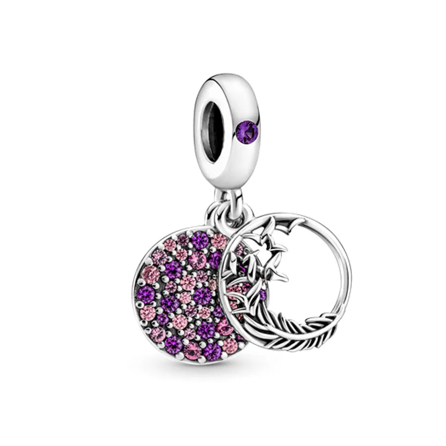 RomiVega 925 Sterling Silver Charms—Mommy & Me Series Collection