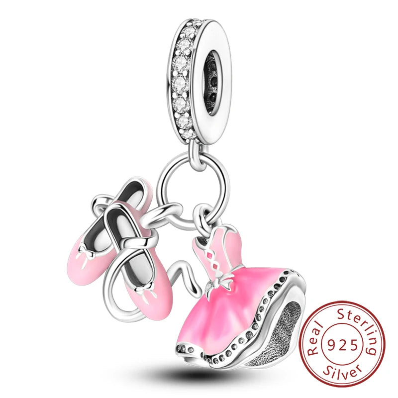 RomiVega 925 Sterling Silver Charms— Hobby Series Collection