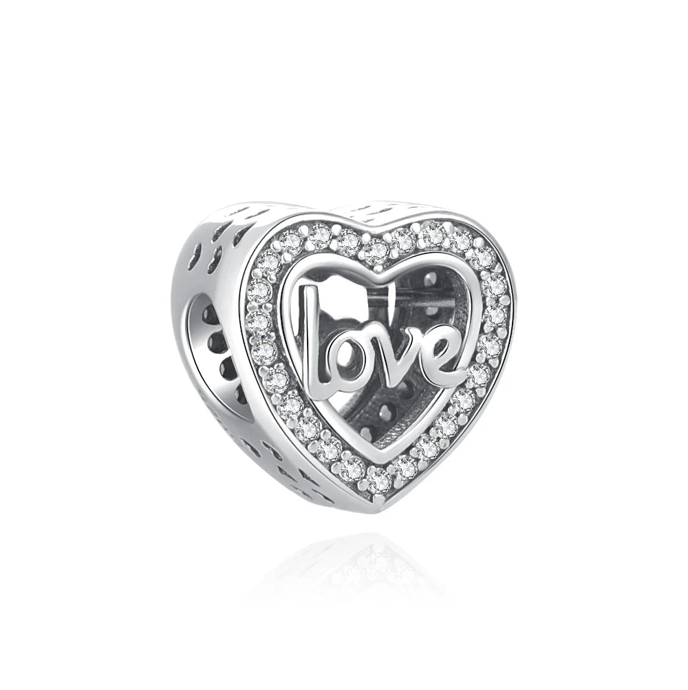 RomiVega 925 Sterling Silver Charms—White Series Collection