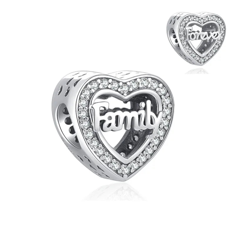 RomiVega 925 Sterling Silver Charms—White Series Collection