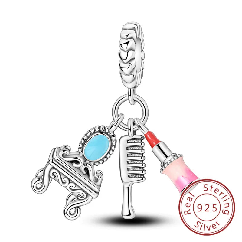 RomiVega 925 Sterling Silver Charms— Hobby Series Collection