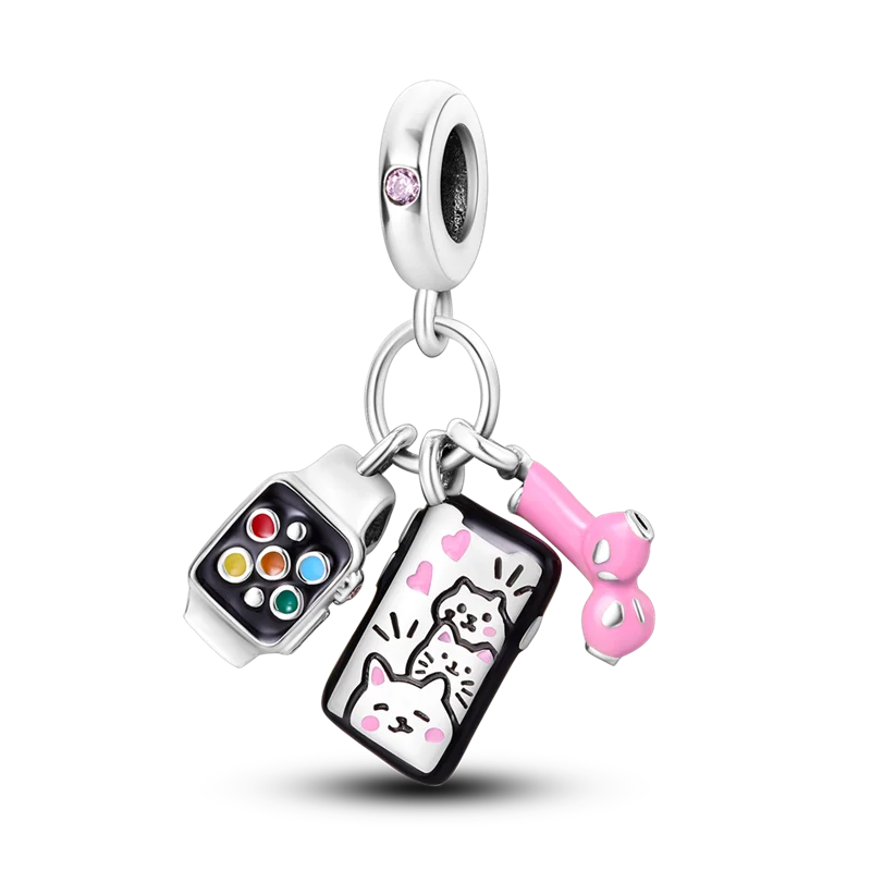 RomiVega 925 Sterling Silver Charms— Hobby Series Collection
