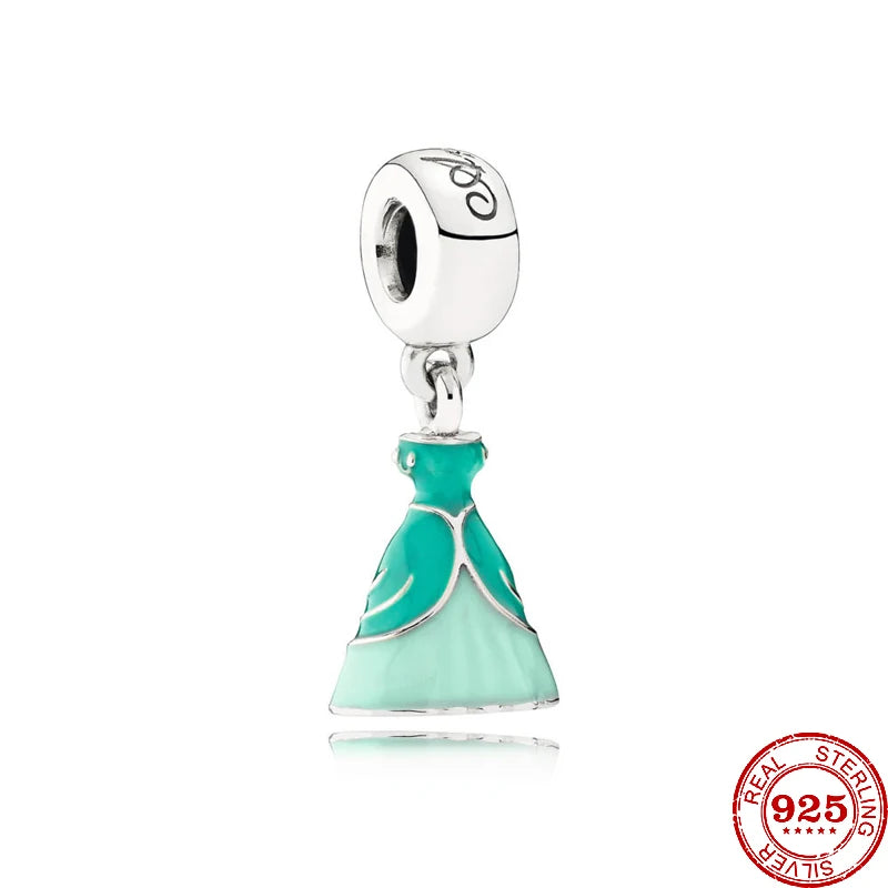 RomiVega 925 Sterling Silver Charms— Mermaid Princess Series Collection