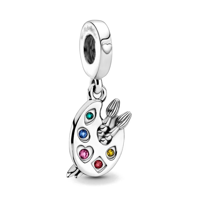RomiVega 925 Sterling Silver Charms—Mommy & Me Series Collection