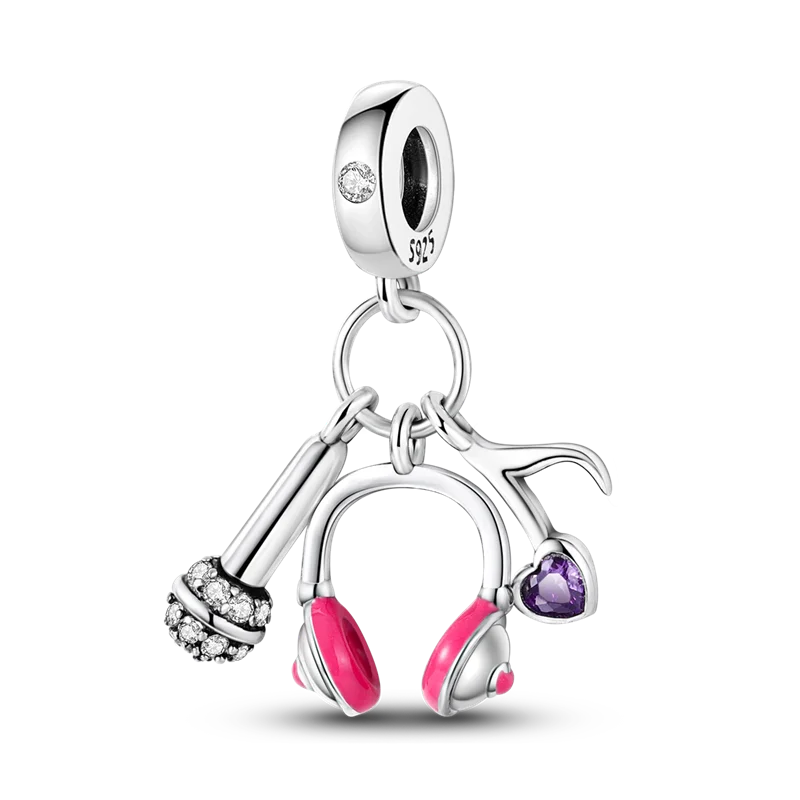 RomiVega 925 Sterling Silver Charms— Hobby Series Collection
