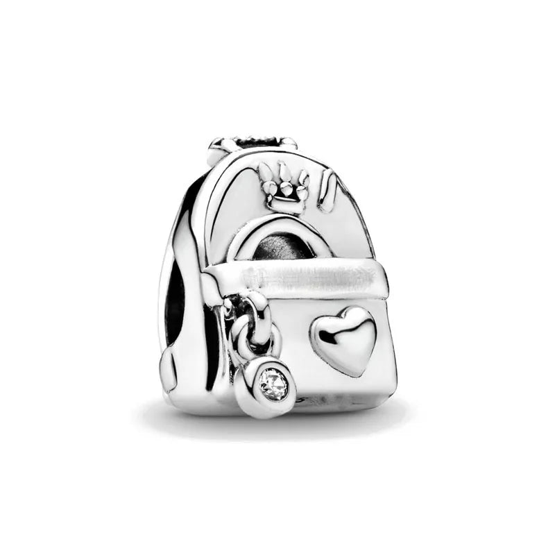 RomiVega 925 Sterling Silver Charms—White Series Collection