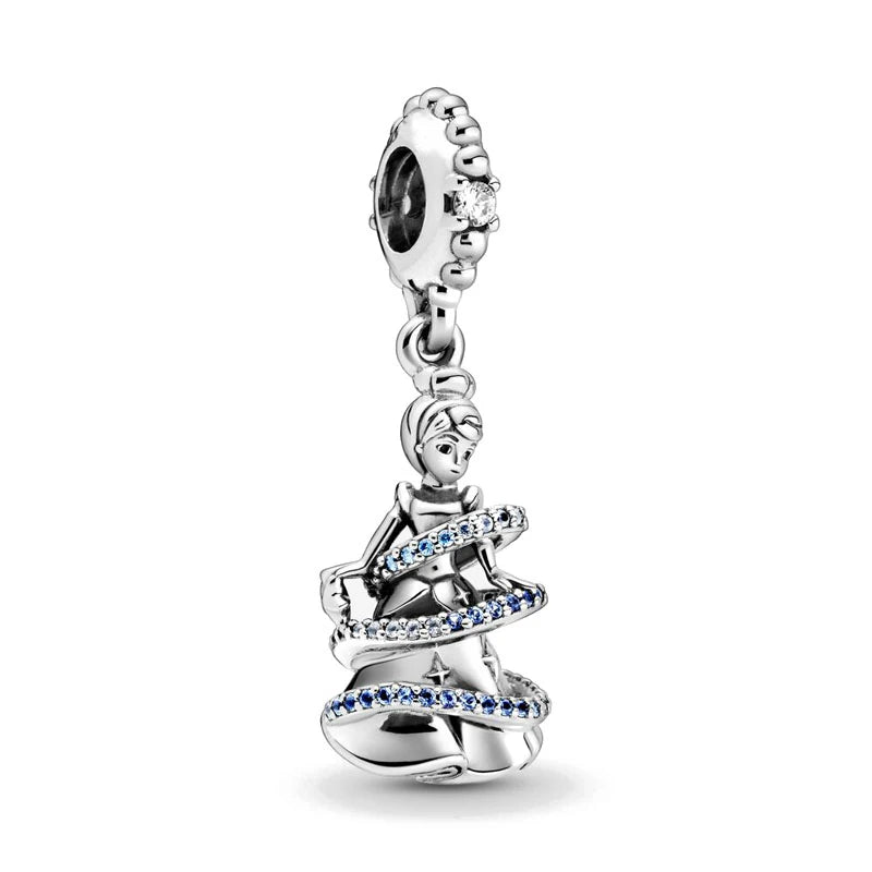 RomiVega 925 Sterling Silver Charms— Mermaid Princess Series Collection