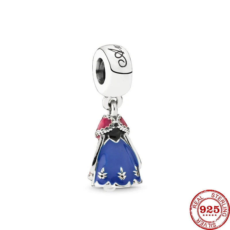 RomiVega 925 Sterling Silver Charms— Mermaid Princess Series Collection