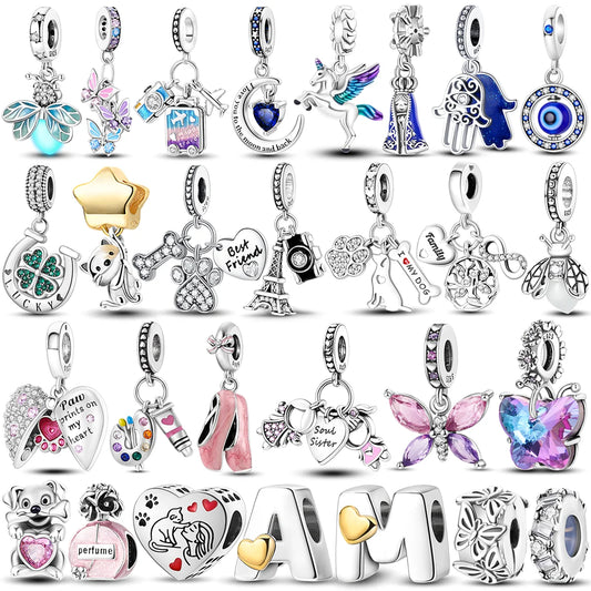 RomiVega 925 Sterling Silver Charms— Hobby Series Collection