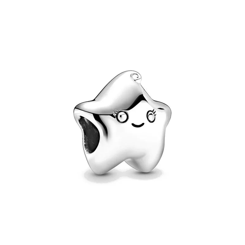 RomiVega 925 Sterling Silver Charms—White Series Collection