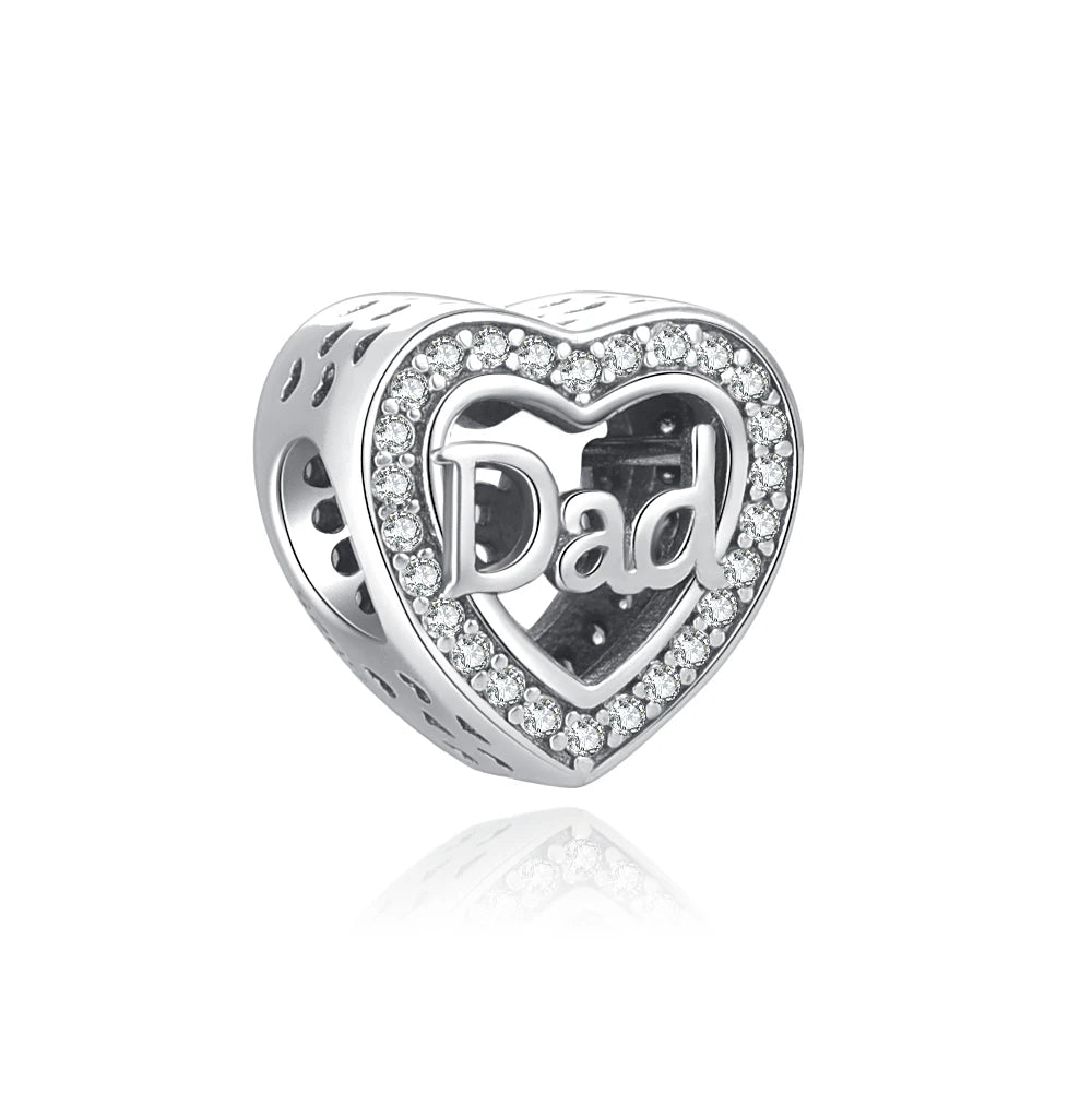 RomiVega 925 Sterling Silver Charms—White Series Collection
