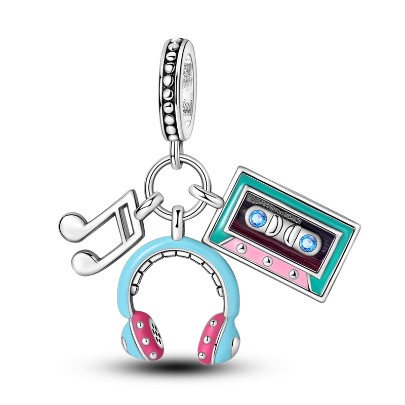 RomiVega 925 Sterling Silver Charms— Hobby Series Collection