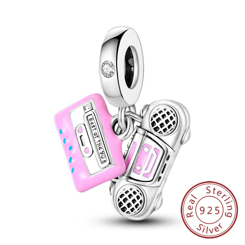 RomiVega 925 Sterling Silver Charms— Hobby Series Collection