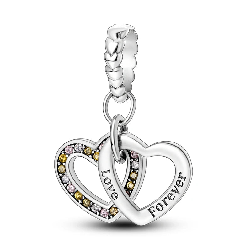 RomiVega 925 Sterling Silver Charms—Mommy & Me Series Collection
