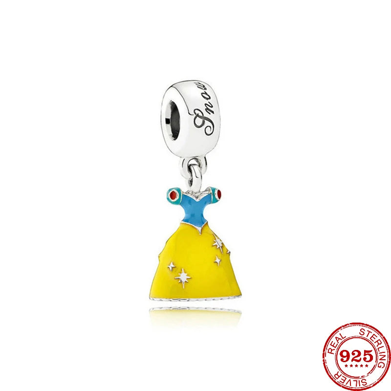 RomiVega 925 Sterling Silver Charms— Mermaid Princess Series Collection
