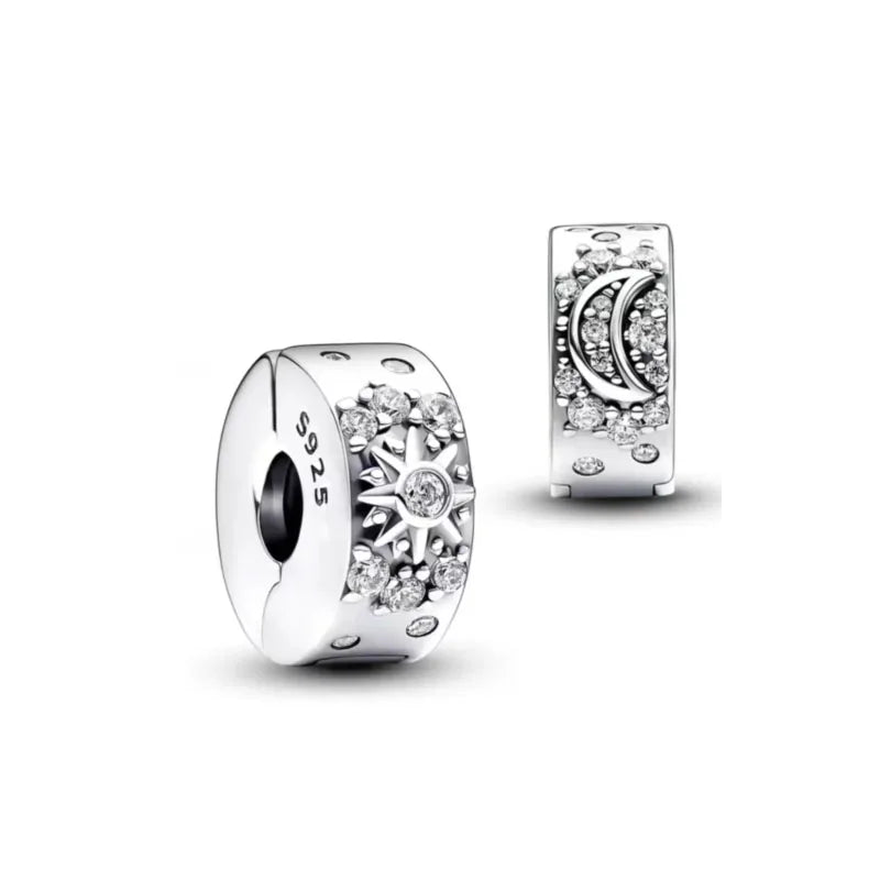 RomiVega 925 Sterling Silver Charms—White Series Collection