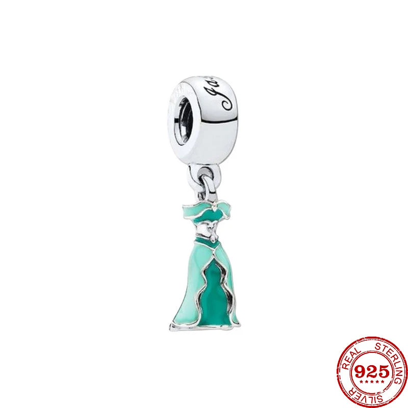 RomiVega 925 Sterling Silver Charms— Mermaid Princess Series Collection