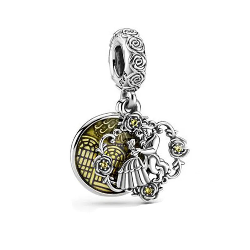 RomiVega 925 Sterling Silver Charms— Mermaid Princess Series Collection