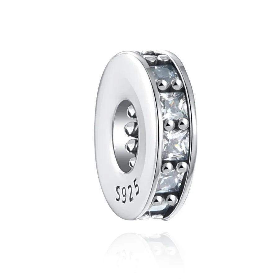 RomiVega 925 Sterling Silver Charms—White Series Collection