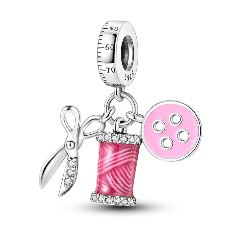 RomiVega 925 Sterling Silver Charms— Hobby Series Collection