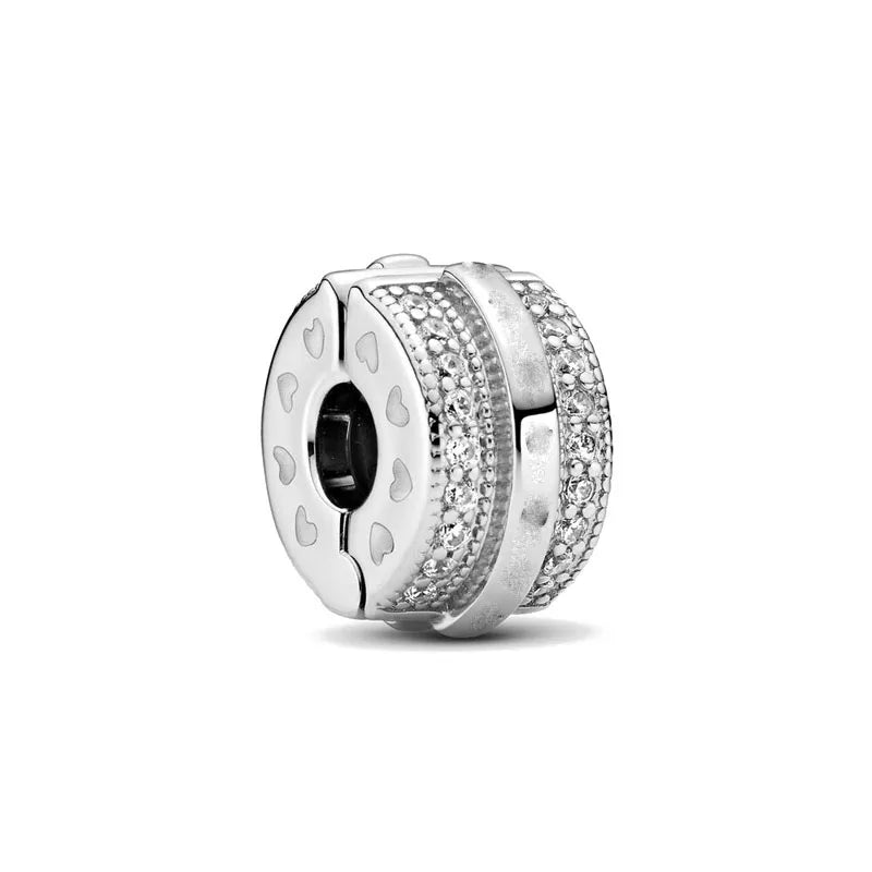 RomiVega 925 Sterling Silver Charms—White Series Collection