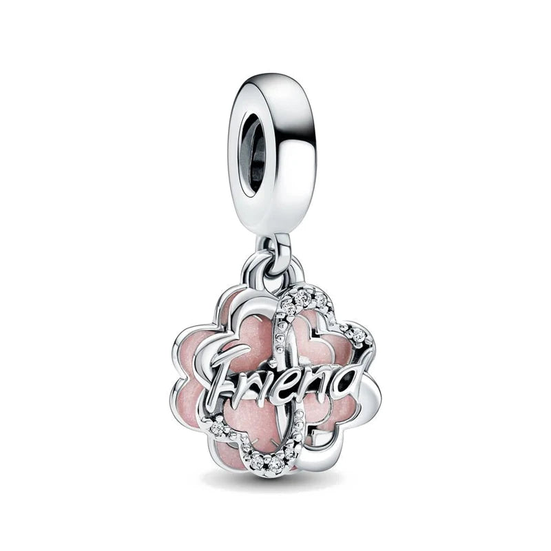 RomiVega 925 Sterling Silver Charms—Mommy & Me Series Collection
