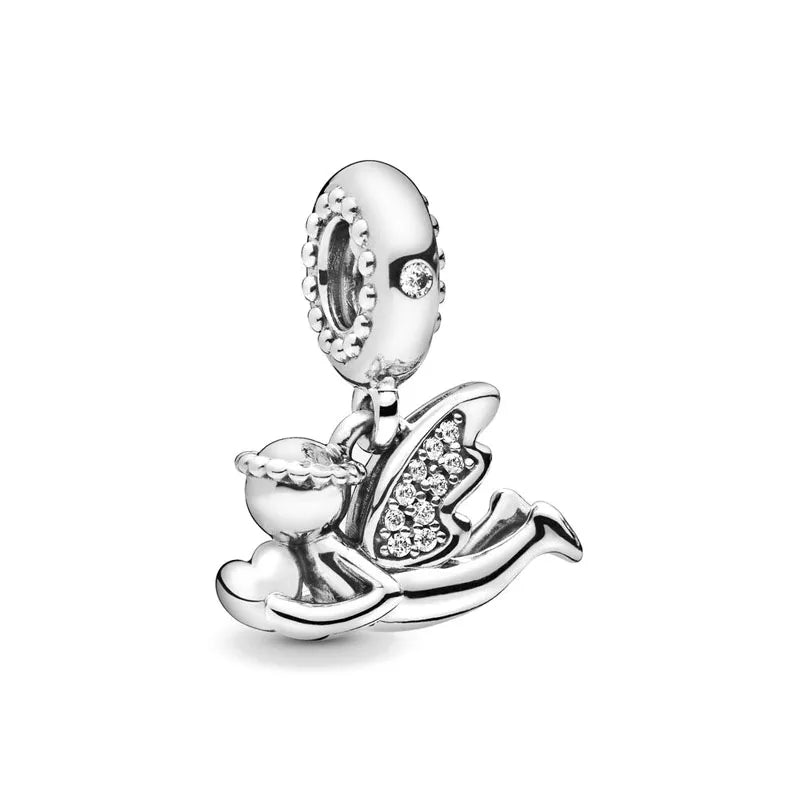RomiVega 925 Sterling Silver Charms—White Series Collection