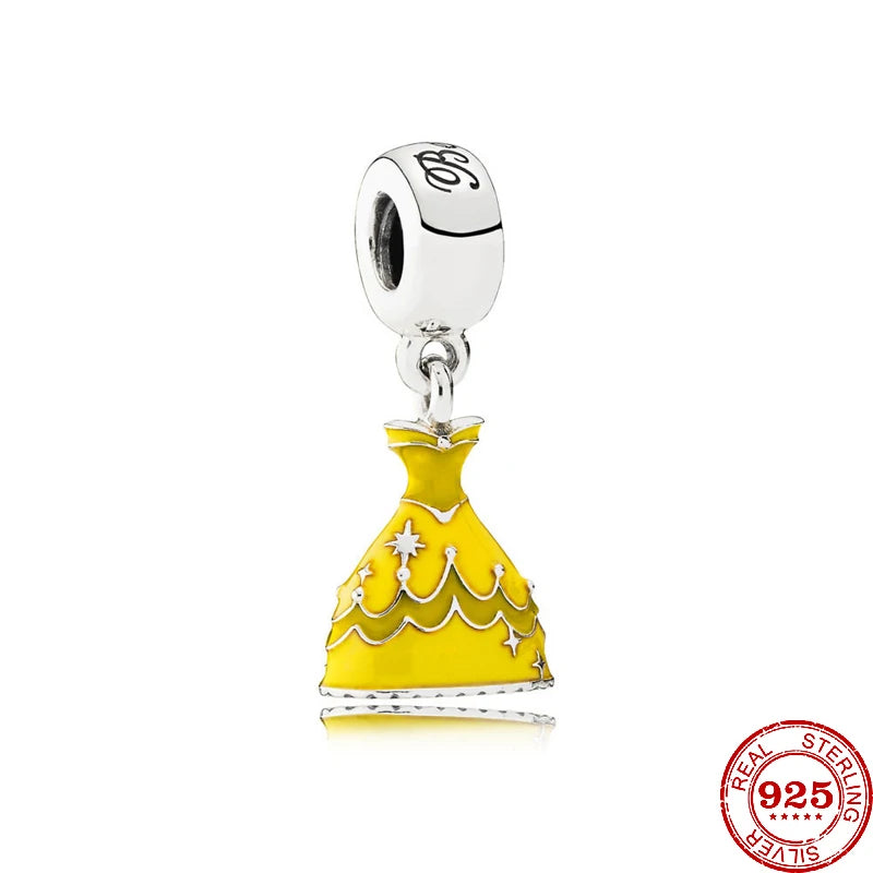 RomiVega 925 Sterling Silver Charms— Mermaid Princess Series Collection
