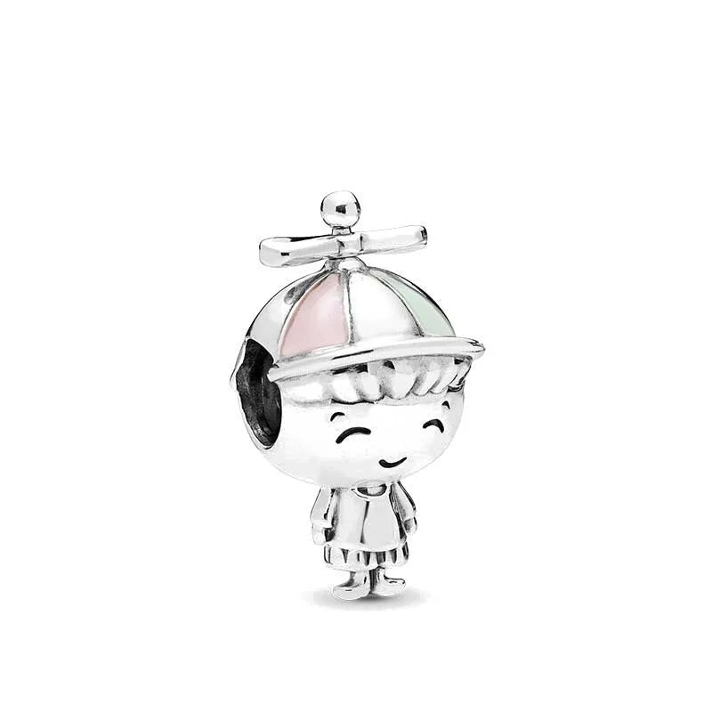 RomiVega 925 Sterling Silver Charms—Mommy & Me Series Collection