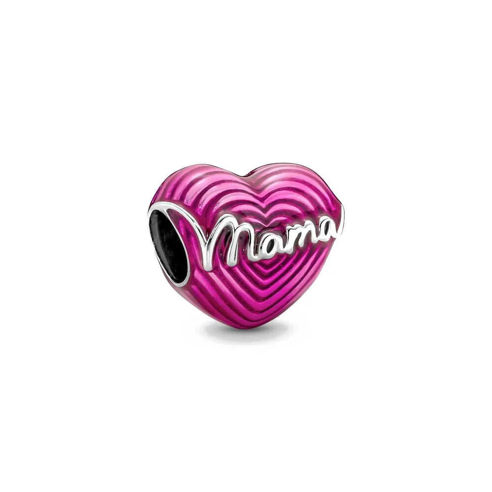 RomiVega 925 Sterling Silver Charms—Mommy & Me Series Collection