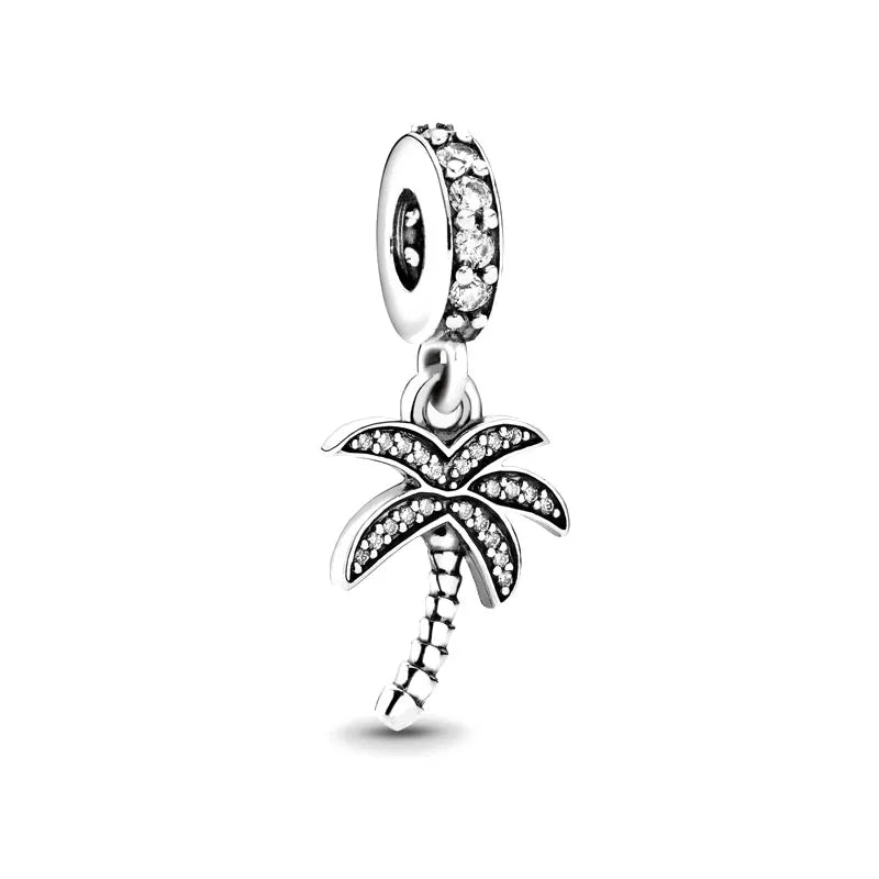 RomiVega 925 Sterling Silver Charms—White Series Collection