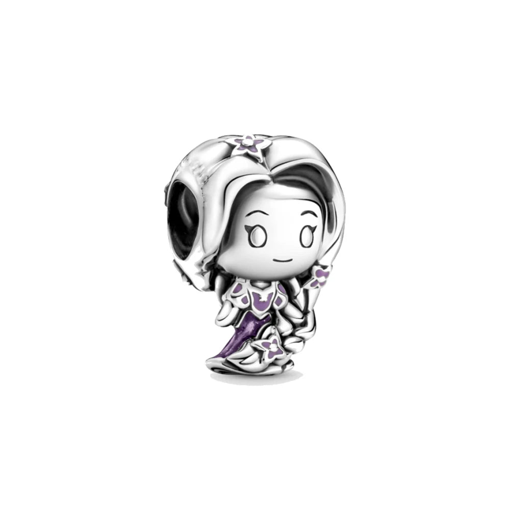 RomiVega 925 Sterling Silver Charms— Mermaid Princess Series Collection
