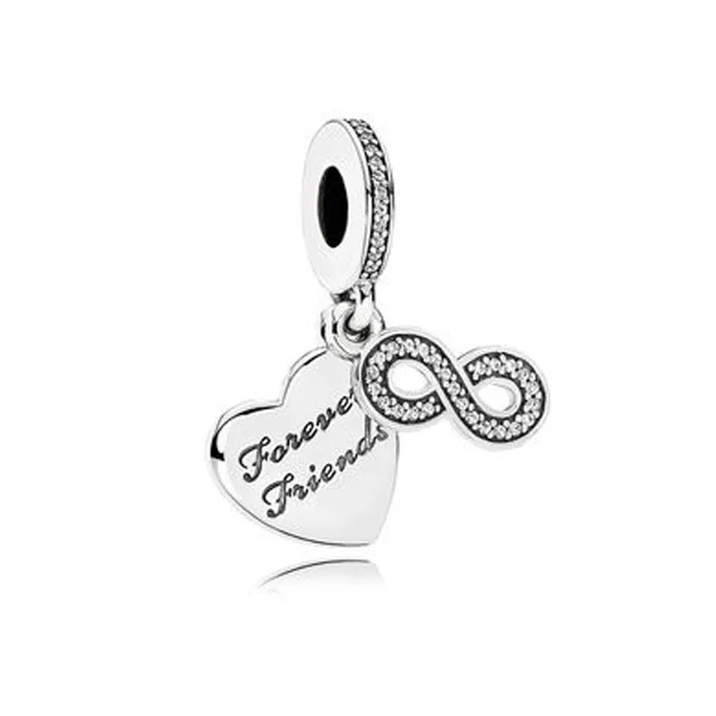 RomiVega 925 Sterling Silver Charms—White Series Collection