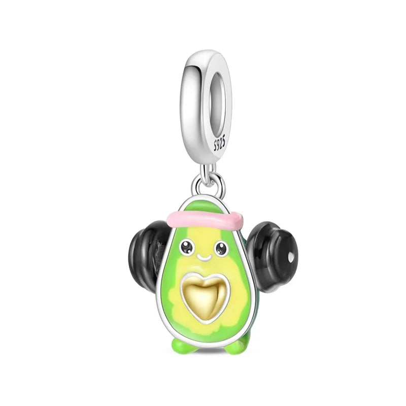 RomiVega 925 Sterling Silver Charms— So Berry Fruity Series Collection