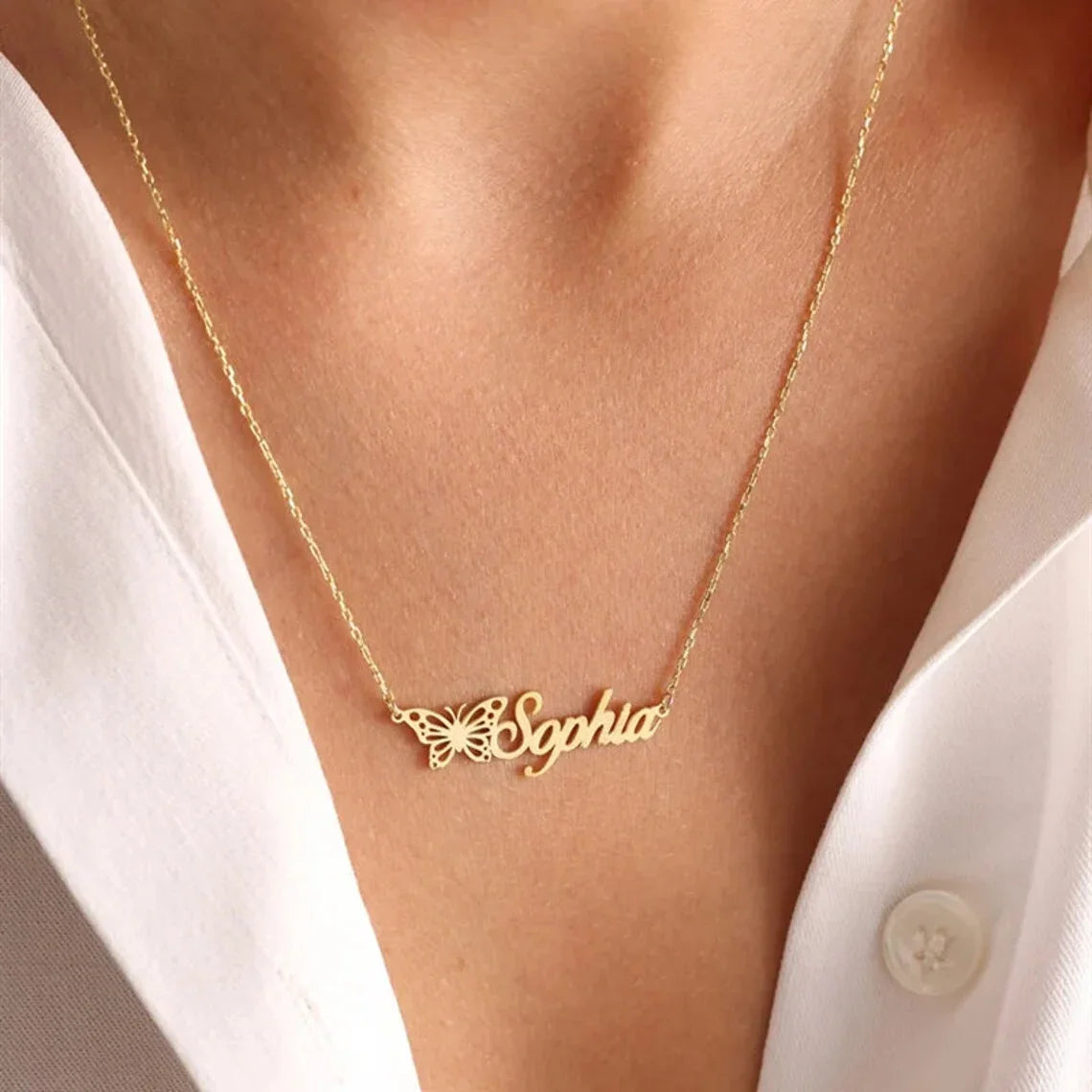 RomiVega Custom Symbol Name Necklace