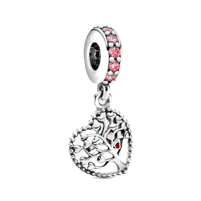RomiVega 925 Sterling Silver Charms—Mommy & Me Series Collection