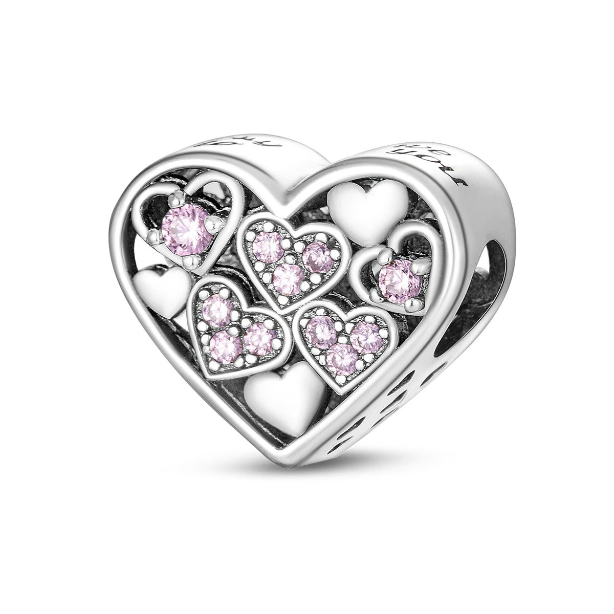 RomiVega 925 Sterling Silver Charms—Mommy & Me Series Collection