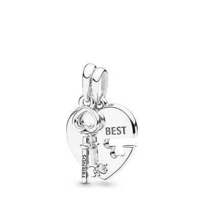 RomiVega 925 Sterling Silver Charms—White Series Collection