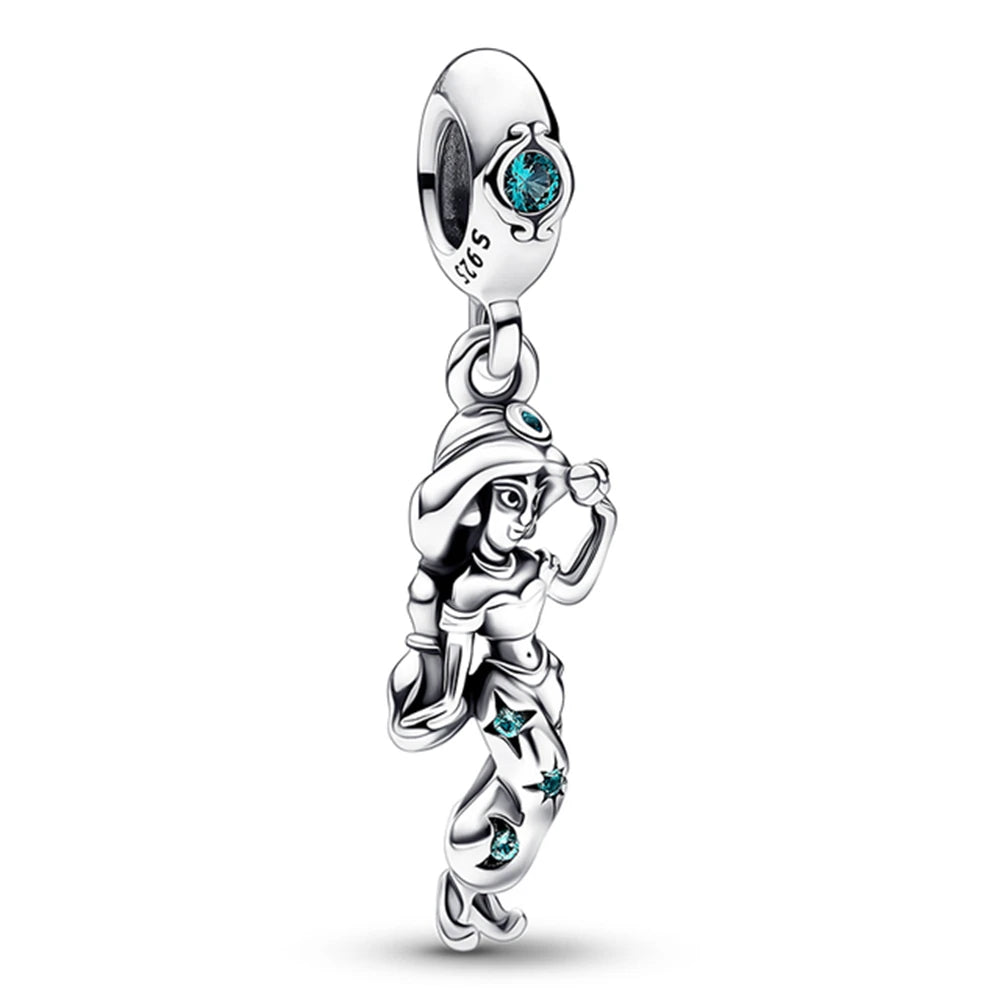 RomiVega 925 Sterling Silver Charms— Mermaid Princess Series Collection